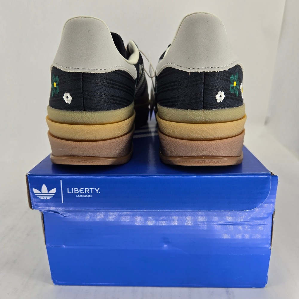 Adidas x Liberty London Gazelle Bold W Floral Black Gum IH1922 Womens Size 7 - Picture 5 of 14